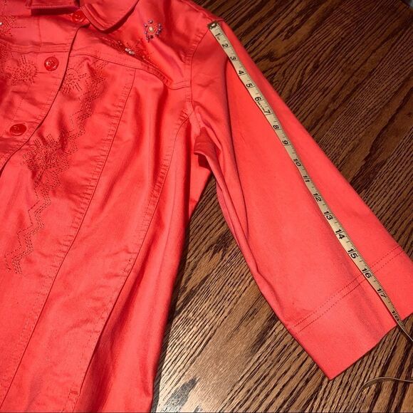 Light weight cotton/polyester embroidered jacket - Picture 8 of 8